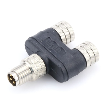 Molex Y SPLITTERM8 MALE TO(2)M8 FEM 1200890033